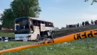Photo of Жамбыл облысында автобус апатқа ұшырады, қаза тапқандар бар