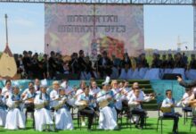 Photo of Масштабный флешмоб, посвященный Национальному дню домбры, состоялся в Караганде
